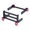 Aluminum Front Rear Bumper Bull Bars for 1/10 RC Crawler Car Axial SCX10 TRX4 LCG Chassis FJ40 Dodge Power Wagon Cab Upgrade DIY (Black) view 1
