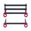 Aluminum Front Rear Bumper Bull Bars for 1/10 RC Crawler Car Axial SCX10 TRX4 LCG Chassis FJ40 Dodge Power Wagon Cab Upgrade DIY (Black) view 4