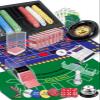 5 in 1 Super Casino Game Set: Blackjack/Roulette/Craps/Texas Hold'em/Poker Kit with Shoe+Discard Tray+360 Chip+8 Deck Card+Roulette Wheel+2 Felt+Stratedgy Card+Chip Rake02 view 1