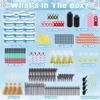 EOBOH 48 Pack Snowman Kit, Christmas Crafts DIY Toys Kit, Build a Snowman Craft Winter Decorations Indoor, Creative Air Dry Clay Modeling Crafts, Christmas Activities School Family Party Supplies view 2
