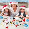 EOBOH 48 Pack Snowman Kit, Christmas Crafts DIY Toys Kit, Build a Snowman Craft Winter Decorations Indoor, Creative Air Dry Clay Modeling Crafts, Christmas Activities School Family Party Supplies view 4