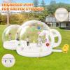 Albott 11.5&8.2FT Inflatabla Bubble Bounce House, Double Bubble House Inflatable Dome with 2 750W Air Blowers for Birthday Parties, Wedding and Gender Revealing view 3