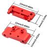 Aluminum Front Bulkhead Metal for RC Car for Losi Micro-B & Micro-T  Durable CNC Upgrade Parts RC Car Accessories for Performance & Replacement (Red) view 2