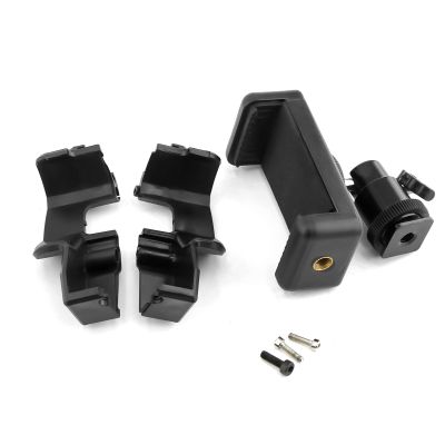 REDSPIDERPhone Mount Mobile Holder Clip Bracket Support for Radiolink RC8X 8-Channel Transmitter 1/8 1/10 RC Car Boat Upgrade Parts (Black)