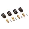 4PCS 4mm Widen Brass Wheel Hex Adapter Axial SCX24 1/24 RC Crawler Sturdy view 1