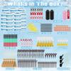 60 Pack Snowman Kit, Christmas Crafts for Kids DIY Kit Bulk, Build a Snowman Set Indoor Decor, Christmas Creative Air Dry Modeling Clay, Xmas Activities Family School Party Snowman Making Supplies view 3