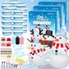 36 Pack Snowman Kit Set, Build a Snowman Christmas Craft for Kids, Creative Air Dry Clay Modeling Winter Decorations Indoor, Crafts Kit for Christmas Activities School Family Winter Party Supplies view 1