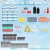 36 Pack Snowman Kit Set, Build a Snowman Christmas Craft for Kids, Creative Air Dry Clay Modeling Winter Decorations Indoor, Crafts Kit for Christmas Activities School Family Winter Party Supplies view 2