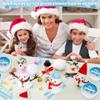 36 Pack Snowman Kit Set, Build a Snowman Christmas Craft for Kids, Creative Air Dry Clay Modeling Winter Decorations Indoor, Crafts Kit for Christmas Activities School Family Winter Party Supplies view 4