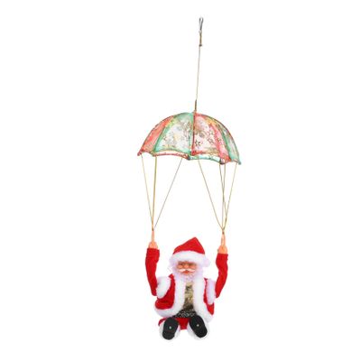 Cabilock 1pc Electric Santa Claus Toy Musical Parachute Plaything for Christmas Decor Adorable Design Boys and Girls Joyful Indoor Decoration for Holiday Celebrations