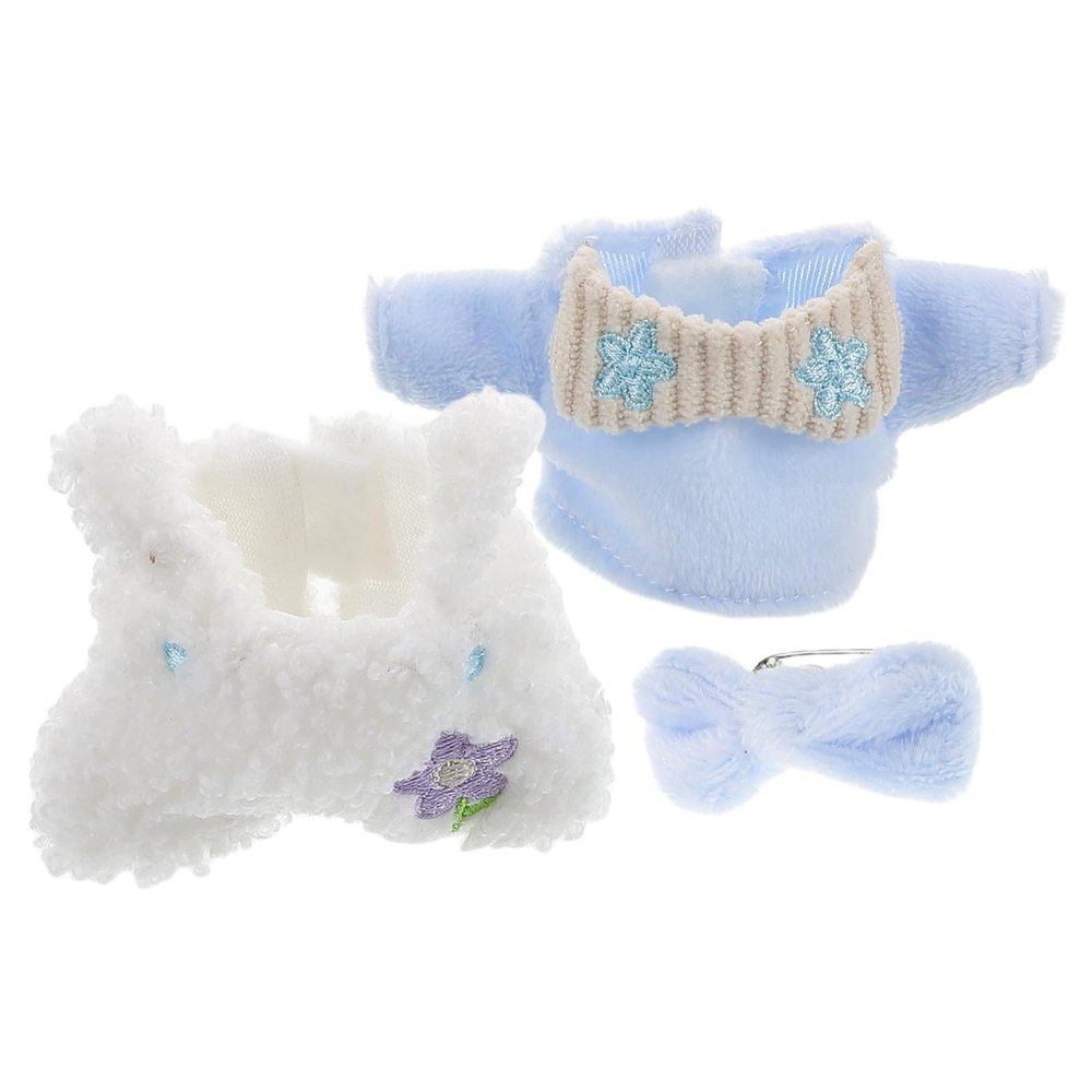 KOMBIUDA 1set Cute Plush Doll Outfit Adorable Sleepwear for Stuffed Animals Cozy Lazy Pajamas in Soft Material for Doll Dress-up and Holiday Gifting