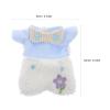 KOMBIUDA 1set Cute Plush Doll Outfit Adorable Sleepwear for Stuffed Animals Cozy Lazy Pajamas in Soft Material for Doll Dress-up and Holiday Gifting view 2