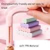 5 +1 Pack Cute Cartoon Erasers Set Rubber Pencil Erasers for Kids Students Office School Supplies (Green Panda) view 2
