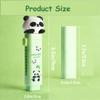 5 +1 Pack Cute Cartoon Erasers Set Rubber Pencil Erasers for Kids Students Office School Supplies (Green Panda) view 3
