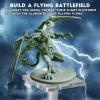 AAiphuwew 6pcs Combat Risers for Flying Miniatures, Adjustable Height Multi-Tiered Raised Platforms Flying Miniatures Combat Riser for Tabletop RPG and Board Games view 2