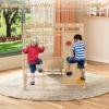 feneihe Indoor Playground, 9-in-1 Indoor Jungle Gym, Baby Jungle Gym Indoor with Slide, Climbing Rock, Swing, Crawling Ladder Perfect for Active Fun & Skill Development, Best Gift for Ages 3-8 Multic view 3