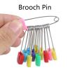 12 Pcs Colors Locking Baby Cloth Nappy Diaper Craft Pins view 2