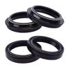 YuOdZe 43x53x9.5/11 Front Fork Suspension Damper Oil Seal 43 53 Compatible with 125 200 RC125 RC200 RC250 Motorcycle(2pcs Seal 2pcs Cover) view 1