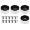 1.9 Inch 10 Hole Hub Rust Resistant Wheel Rims for AXIAL SCX10 Climbing Car (Black) view 1
