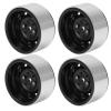 1.9 Inch 10 Hole Hub Rust Resistant Wheel Rims for AXIAL SCX10 Climbing Car (Black) view 4