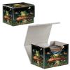 GYSYSQSH Card Deck Box for MTG, PU Leather Microfiber Lining Trading Card Storage Case Fits 100+ Sleeved Cards Strong Magnet Cover Holder for Magic Commander TCG CCG, Mushroom Frog view 1