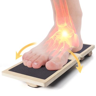 Ankle Balance Board Stability Trainer for Rehabilitation, Basketball, Running, Yoga & Injury Recovery Home Gym Equipment (Includes Workout Guide)