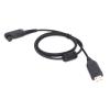 Zkhxhtg PC152 Two Way Radio Interphone Accessories USB Programming Cable for Hytera HP605 HP600 Programming Cord view 1