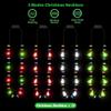 8pcs Christmas Light Necklace, Light up Christmas Necklaces Party Favors, 4 Kinds Glow Bulb Christmas Tree Santa Candy Cane Necklaces, 3 Modes Colorful Ugly Christmas Xmas New Year Eve Party Supplies view 3