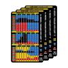 Gimao 4 PCS Metal Thick Blackjack Strategy Card with Leather Sleeve, Stainless Steel Blackjack Basic Chart Cards Wallet Size Book Allowed at Blackjack Table in The Casino 4+ Decks Hit Soft 17 (4) view 1