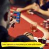 Gimao 4 PCS Metal Thick Blackjack Strategy Card with Leather Sleeve, Stainless Steel Blackjack Basic Chart Cards Wallet Size Book Allowed at Blackjack Table in The Casino 4+ Decks Hit Soft 17 (4) view 4