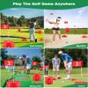 Backyard Golf Game, Portable 6 Hole Outdoor Golf Course for Indoor & Outdoor Play, Yard Golf Practice Game Gifts for Family and Adults, Lawn Beach Yard Park Golfgame for Adults - No Clubs view 3