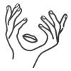 10 Sets Abstract Minimalist Face Cake Decorations, DIY Face Lines Cake Toppers for Ladies Birthday Wedding Party, Acrylic Material, Safe and Eco Friendly view 3