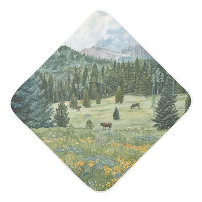 Nander Ranch Cows Muslin Hooded Baby Towels,Ultra-Soft & Absorbent Baby Bath Towels for Newborn & Infant 35x35in
