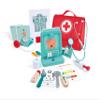 Hape Doctor's Set Realistic Doctor's Case with Functional Accessories, X-Ray Machine, Blood Pressure Monitor, from 3 Years view 1
