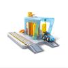 Hape Repair and Washing Station - Workshop and Car Wash Toy for Children, Lifting Platform, Tow Truck, Vehicles, Railway Accessories, Role Play for Children from 3 Years view 2