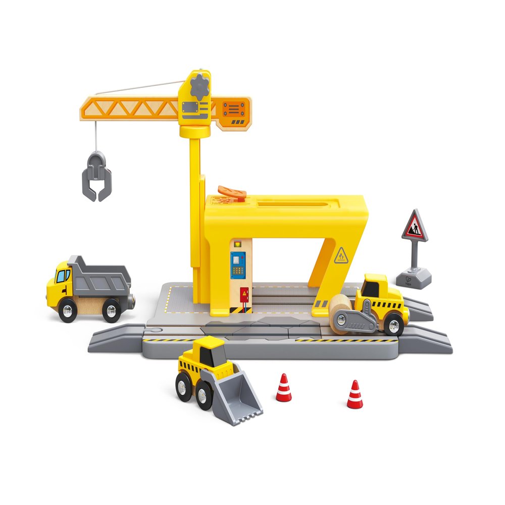Hape E3878 Construction Vehicle Set