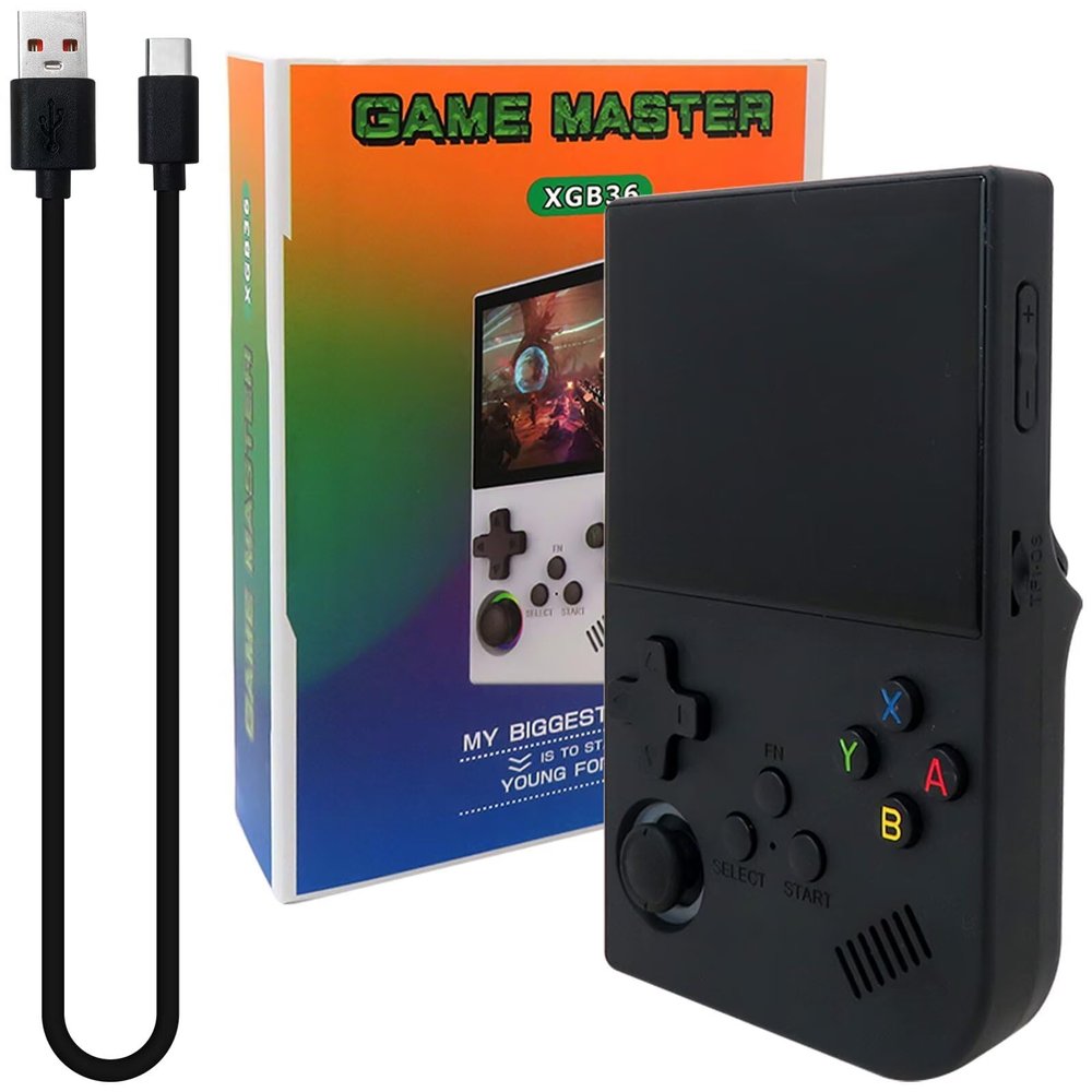 2025 New XGB36 Handheld Game Console, 3.5 Inch HD, Portable Retro Game Console 64G, for G-AME boy Birthday Gifts Presents, 30+ Classic Simulators to Play Classic Nostalgic Games