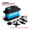 1X Coreless servo 25kg 35KG high speed servo pro digital and Stainless Steel gear servo servo for Robotic DIY,RC car(DS3225 Pro -180) view 3