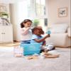 Hape Hairdressing Set | with Realistic Hairdressing Accessories, Felt Hair and Storage Bag | Educational Role Play Toy for Kids view 2