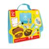 Hape Hairdressing Set | with Realistic Hairdressing Accessories, Felt Hair and Storage Bag | Educational Role Play Toy for Kids view 4