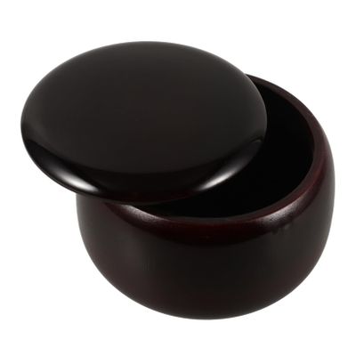 Abaodam Go Chess Storage Case Antidrop Protection Capacity Bamboo Chess Jar Baduk Gobang Organizer Lid