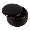 Abaodam Go Chess Storage Case Antidrop Protection Capacity Bamboo Chess Jar Baduk Gobang Organizer Lid view 1