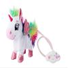 PetZoo Rainbow Unicorn Pet Toy with Rainbow LED Cable Control, Sounds, Runs, Moves Head and Tail, 24 cm, from 3 Years view 1