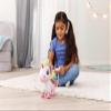 PetZoo Rainbow Unicorn Pet Toy with Rainbow LED Cable Control, Sounds, Runs, Moves Head and Tail, 24 cm, from 3 Years view 2