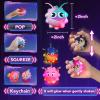 48 Pack Light Up Party Favors for Birthday, Glow in The Dark Party Supplies, Pop Fidget Toys Bulk 3D Stress Ball Toy, Squeeze Toys, Easter Filler, Classroom Prizes Stocking Stuffers for Adults Toddler view 2