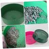 Toyvian Garden Soil Sifter Plastic Mesh Sieve Tool for Efficient Sifting Gardening Composting and Rock Filtering view 3