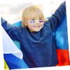 50 Sheets of Blue Athletic Eye Stickers PVC, Cleanable Removable view 2