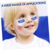 50 Sheets of Blue Athletic Eye Stickers PVC, Cleanable Removable view 4