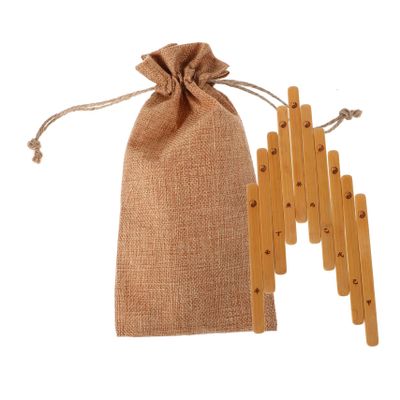Hemoton 10pcs Vintage Divination Sticks for Telling and Buddhist Practices Easy to Use for Beginners Traditional Chinese Divination Tools Storage Bag