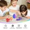 Printsilk 4PCS 3D Printed Dragon Egg, Articulated Crystal Animals Fidget Toy, Small 3D Printer Dinosaur Eggs Toy for Kids Boy Girls, Christmas Party Favors Stocking Stuffers (4-Piece-C) view 4